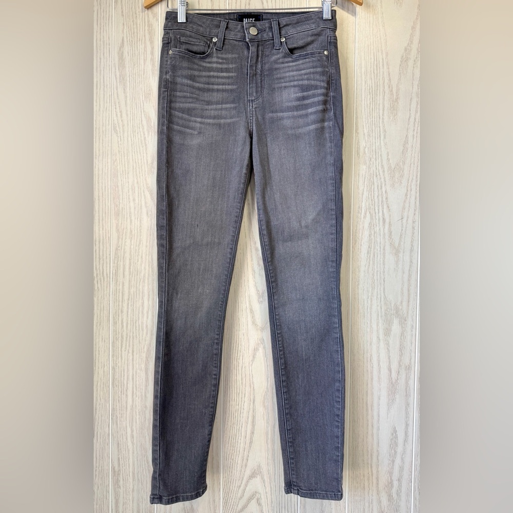 PAIGE Grey Skinny Jeans – Size 26 EUC
